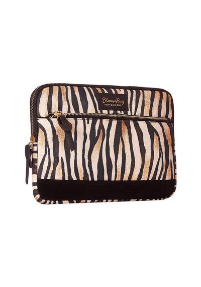 Bloominbag Stripy Tricky İpad Uyumlu / Tablet Kılıf Tablet Kılıfı Kahverengi - Siyah