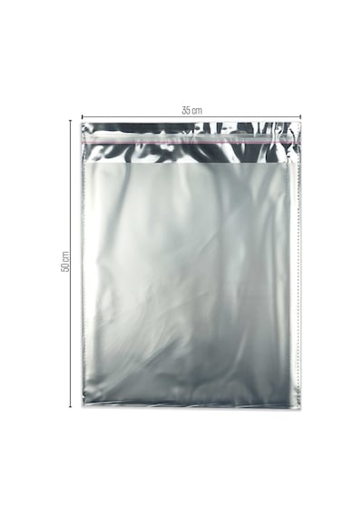 35X50 Gri Lüx Metalize Paketi 50 Adet