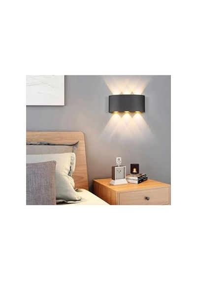 Ct-8011 Haiti Dış Mekan Modern Led Aplik,siyah Çok Renkli