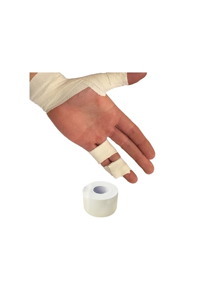 3.75 Cm X 10 Metre Beyaz Fiksasyon Yapışkanlı Bandajı Rijit Bant