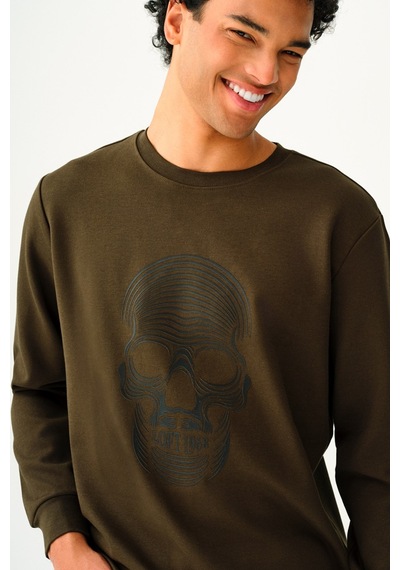 Loft Erkek Sweatshirt Lf2037422 Haki