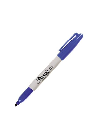 Sharpie Markör Permanent Fine Yuvarlak Uçlu Mavi 1741833 - 12 Ade Mavi