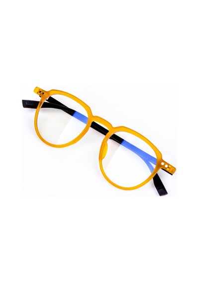 Tuffy Hardal Unisex Bilgisayar Ekran Gözlüğü Siyah Sap Mat Hardal - 295220037 Çok Renkli