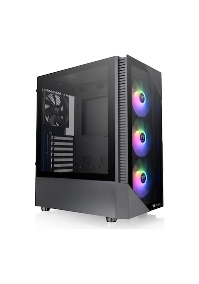 Thermaltake VIEW 200 TG CA-3X3-65M1WE-00 650W 80 + Mid Tower Oyuncu Bilgisayar Kasasıı Siyah