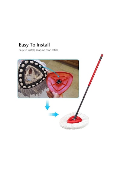 Yedek Başlıklar Kolay Temizlenen Mop Sıkma Sıkma Mop Dolum Mop