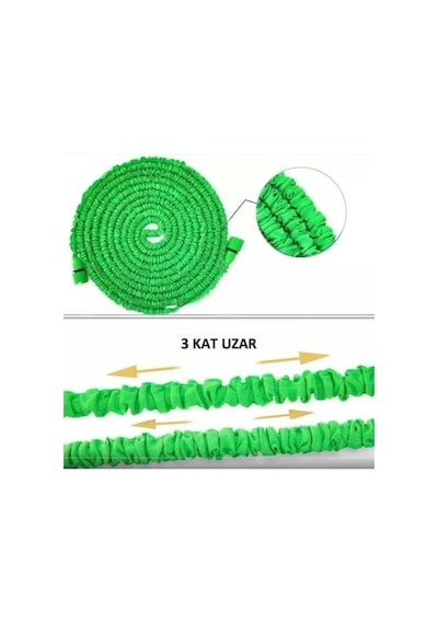Sepetinegelsin Uzayan Hortum Tabancalı 15 Metre Magic House Bahçe Sulama İçin Expandable Hose Hortum