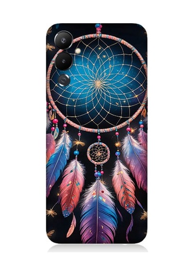 Tecno Pova 3 Uyumlu Rüyalara Açılan Ağ Desenli Silikon Kılıf Çok Renkli