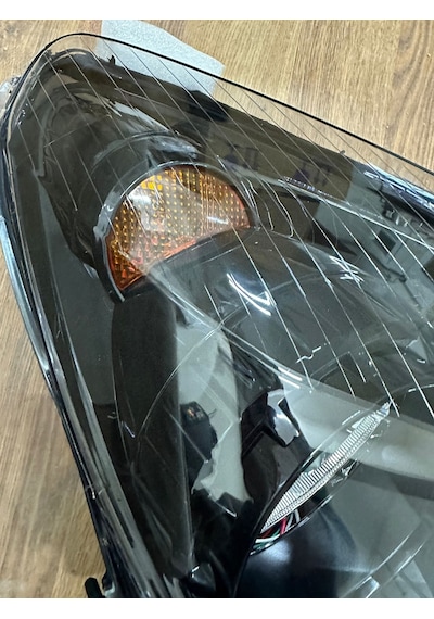 Opel Astra H Siyah Zemin Ön Sağ Sol Far Lambası Set 2004
