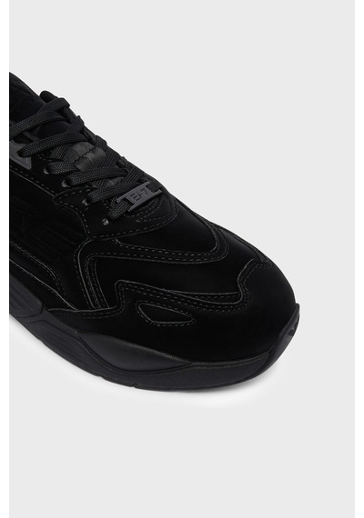 Ea7 Logolu Sneaker Ayakkabı Unisex Ayakkabı 7x000306 Af28160 Mc513 Siyah