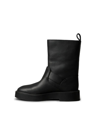 Calvin Klein Concave Welt Bıker Siyah Kadın Bot