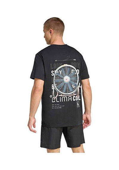 Adidas M Tech G T Erkek Antrenman Tişörtü Kb9407 Siyah Siyah