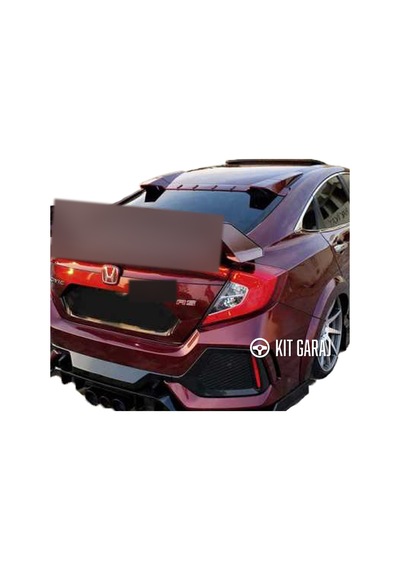 Honda Civic Fc5 2016-2021 Fc5 Tavan Spoiler Plastik Boyasız