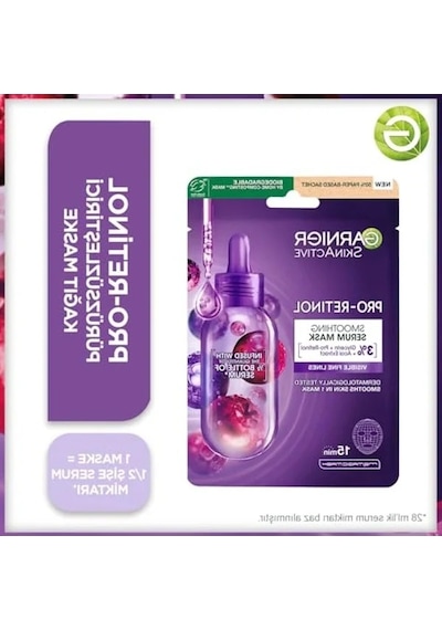 Pürüzsüzleştirici Kağıt Maske, Pro-retinol