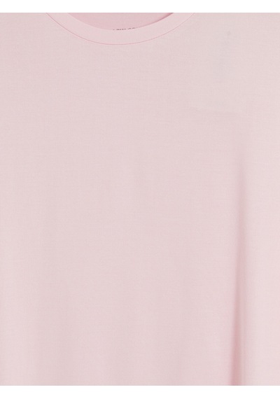 Lcw Comfort Pembe Modal Karışımlı Kadın Tişört