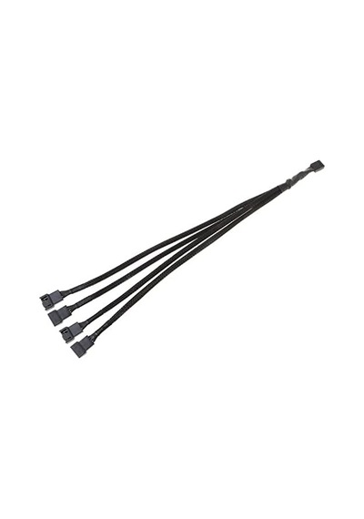 4987 4 Pin Fan Çoklayıcı Y Pwm Çoklayıcı Splitter Kablosu 4 Port