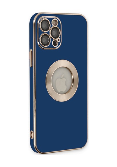 Apple iPhone  Uyumlu,  12 Pro Kılıf Store Silikon - Mavi