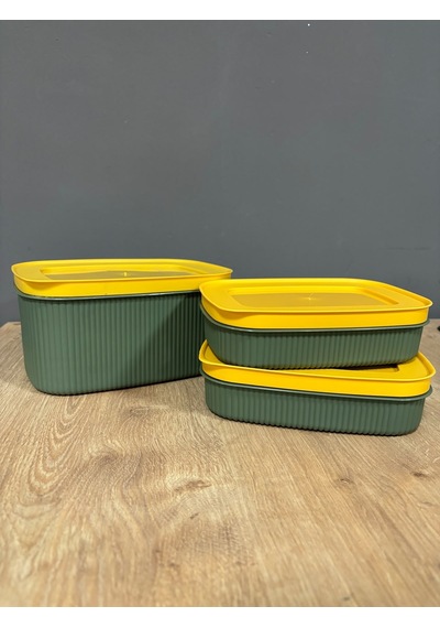 Favora 3 Parça Organizer Yeşil