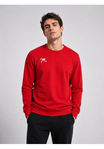 Raru Kırmızı Erkek Spor Sweatshirt - Frux