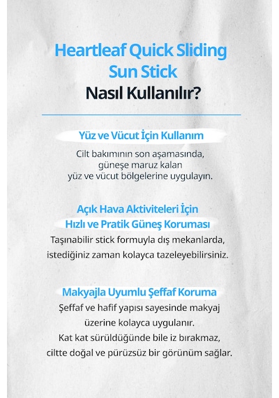 Jel Yapılı Şeffaf Stik Güneş Kremi Goodal Heartleaf Soothing Quick Sliding Sun Stick Spf 50+ Pa++++