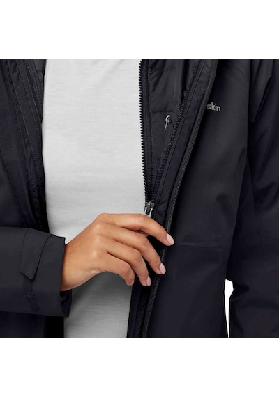 Jack Wolfskin Glaabach 3ın1 Mont A61887-6000 Siyah
