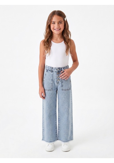 Onloox Kız Çocuk Açık Mavi Kız Çocuk Açık Mavi Pamuklu Geniş Paça Düğmeli Paçası Püsküllü Denim Jean Pantolon 13-14 Yaş Onloox Kız Çocuk Açık Mavi Kız Çocuk Açık Mavi Pamuklu Geniş Paça Düğmeli Paçası Püsküllü Denim Jean Pantolon 13-14 Yaş
