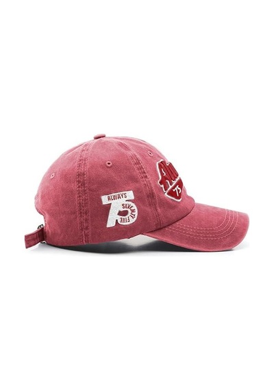 Valkyrie Vintage Baseball Şapka Unisex Ayarlanabilir Pamuk Spor Günlük Şapka Cap Kırmızı Kırmızı