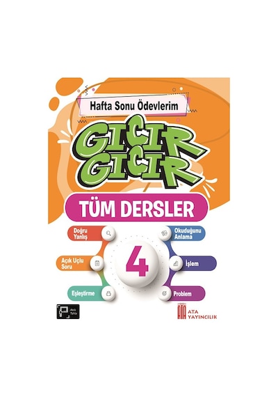 Ata Yayıncılık 4. Sınıf Gıcır Gıcır Hafta Sonu Ödevlerim T