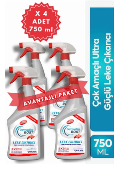 4 Lü Bost Leke Çıkarıcı 4x750ml