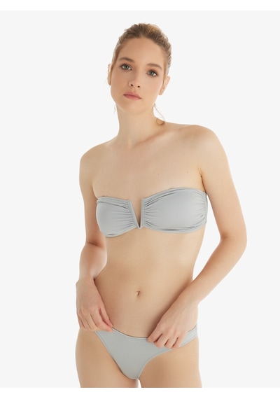 Kadın Bikini Üstü 10715 - Gri Gri