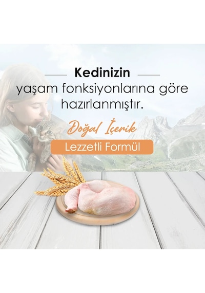 Bonnie Tavuklu Yetişkin Kedi Maması 10 KG