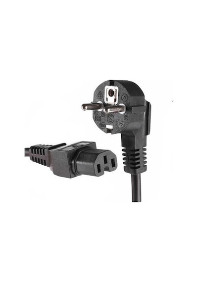 1.8 Metre Oluklu Power Kablo C15 Power Kablo 3x0.75 Mm Power Kablo
