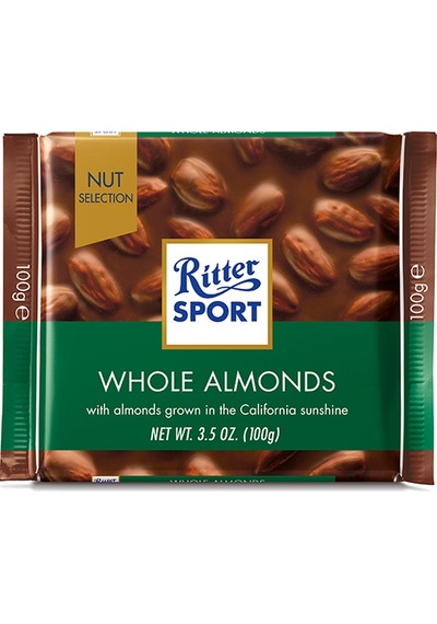 Ritter Sport Whole Almonds 100 G