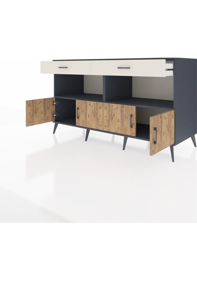 Kronos Konsol 2 Raflı 2 Çekmeceli 4 Kapaklı 176x59x99 Antrasit-ça Antrasit-çam/aytaşı Kronos Konsol 2 Raflı 2 Çekmeceli 4 Kapaklı 176x59x99 Antrasit-ça Antrasit-çam/aytaşı