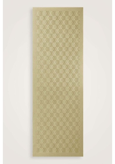 Imannoor Dama Desen Gold Naia Pamuk Şal 70x200 Sarı