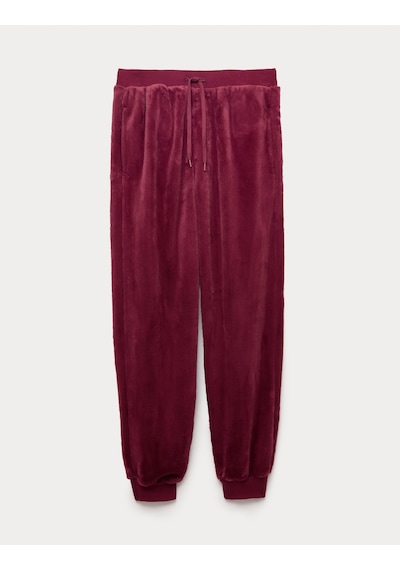 Marks & Spencer Jogger Pijama Altı T37001807P Bordo
