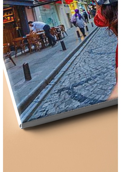 Webstyle Sayılarla Boyama Seti Kasnaklı Galata'da Gezinti 50 X 65 Cm