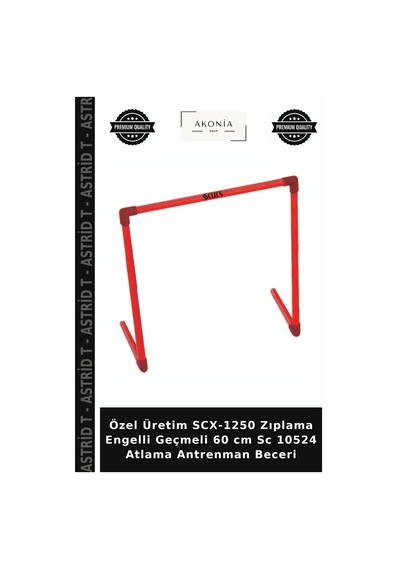 Özel Üretim Scx-1250 Zıplama Engelli Geçmeli 60 Cm Sc 10524 Atlama Antrenman Beceri Çok Renkli