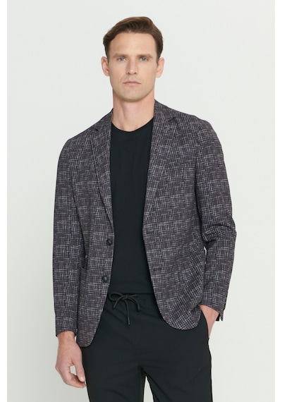 Ac&Co / Altınyıldız Classics Erkek Bordo Slim Fit Dar Kesim Mono Yaka Kazayağı Desenli Ceket Bordo Ac&Co / Altınyıldız Classics Erkek Bordo Slim Fit Dar Kesim Mono Yaka Kazayağı Desenli Ceket Bordo