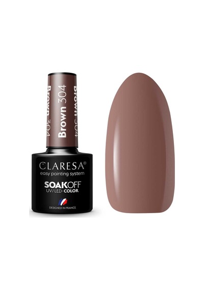 Claresa Kalıcı Oje Brown Saf Kahverengi 304 5g