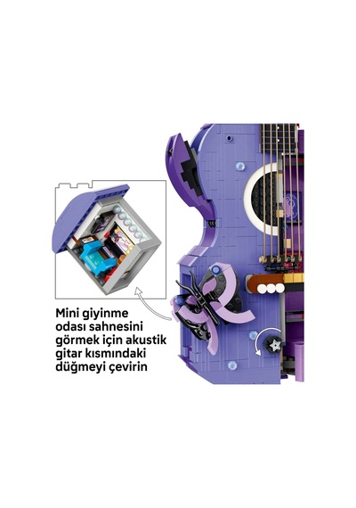 Plentiful Editions Olivia Rodrigo Nun İki Renkli Gitarı 43031