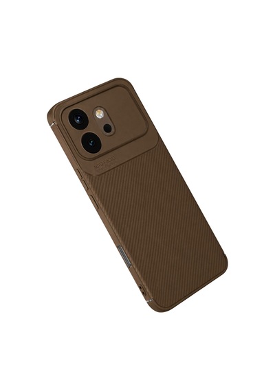 600 Auto Focus Karbon Kapak - Kahverengi