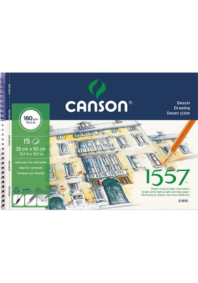 Canson Resim Defteri 1557 Resim Ve Ç.B.180 GR 35x50 15 YP
