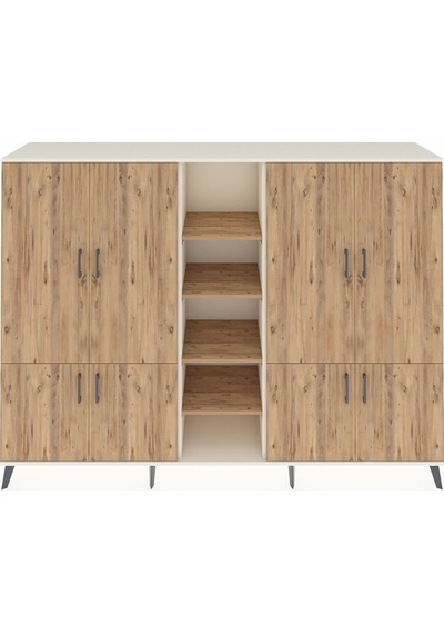 Hyperion Dolap 14 Raflı 8 Kapaklı 220x44x163 Aytaşı-çam Atlas Çam - Aytası Hyperion Dolap 14 Raflı 8 Kapaklı 220x44x163 Aytaşı-çam Atlas Çam - Aytası