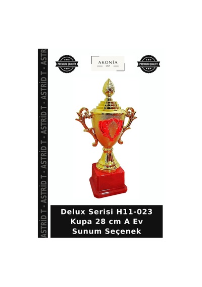 Delux Serisi H11-023 Kupa 28 Cm A Ev Sunum Seçenek