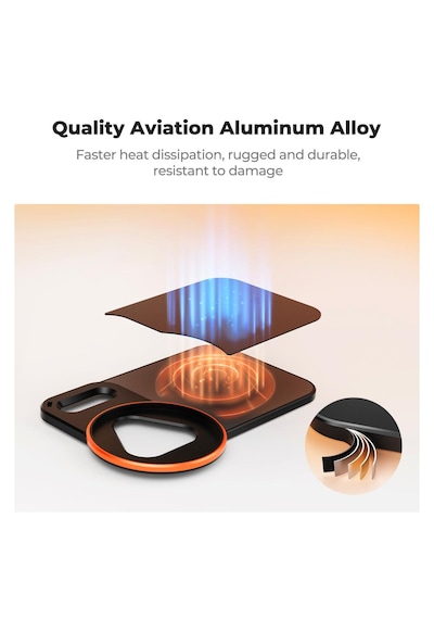 K&f Concept Apple iPhone  Uyumlu  17 Pro Max İçin Cpl Filtre + Manyetik Filtre Montaj Adaptörü