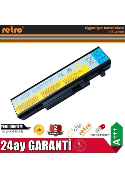 Lenovo Uyumlu Ideapad Y550 Y550A Y550P Notebook Bataryası - Pili