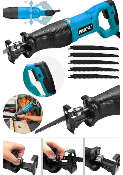 Steiner Turbo 9001 Kemik Kesme Tilki Kuyruğu Makinesi Mavi