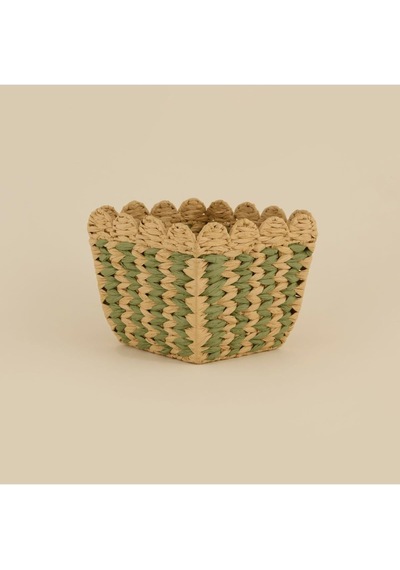 Tr Knit Dekoratif Sepet Organizer 25x25x22 Cm Kahverengi Diğer