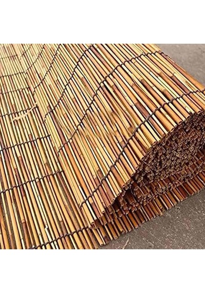 Bu Bambu Çit Rulosu Hava Koşullarına Dayanıklıdır, Dekoratif, Veranda, Balkon, Bahçe, Havuz Ve Çatı Katı Mahre