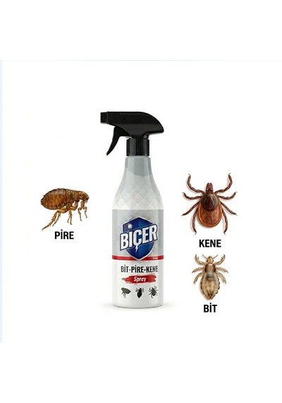 Pire , Bit Ve Kene Ilacı Sprey 500 Ml T Ahırlarında, Kümeslerde Ve Barınaklarda Kullanılır.